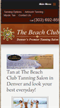Mobile Screenshot of beachclubtanningsalon.com